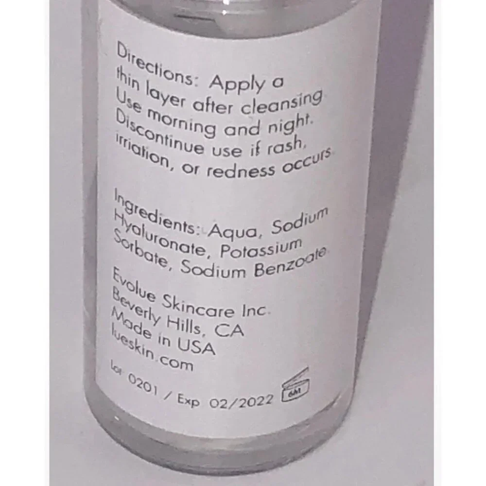 Evolue Lue By Jean Seo Balance Hydrating and Calming Serum 1 fl New No Box